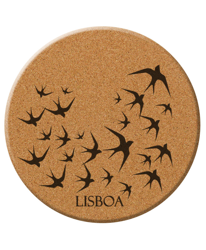 Lisbon Black Swallows trivet