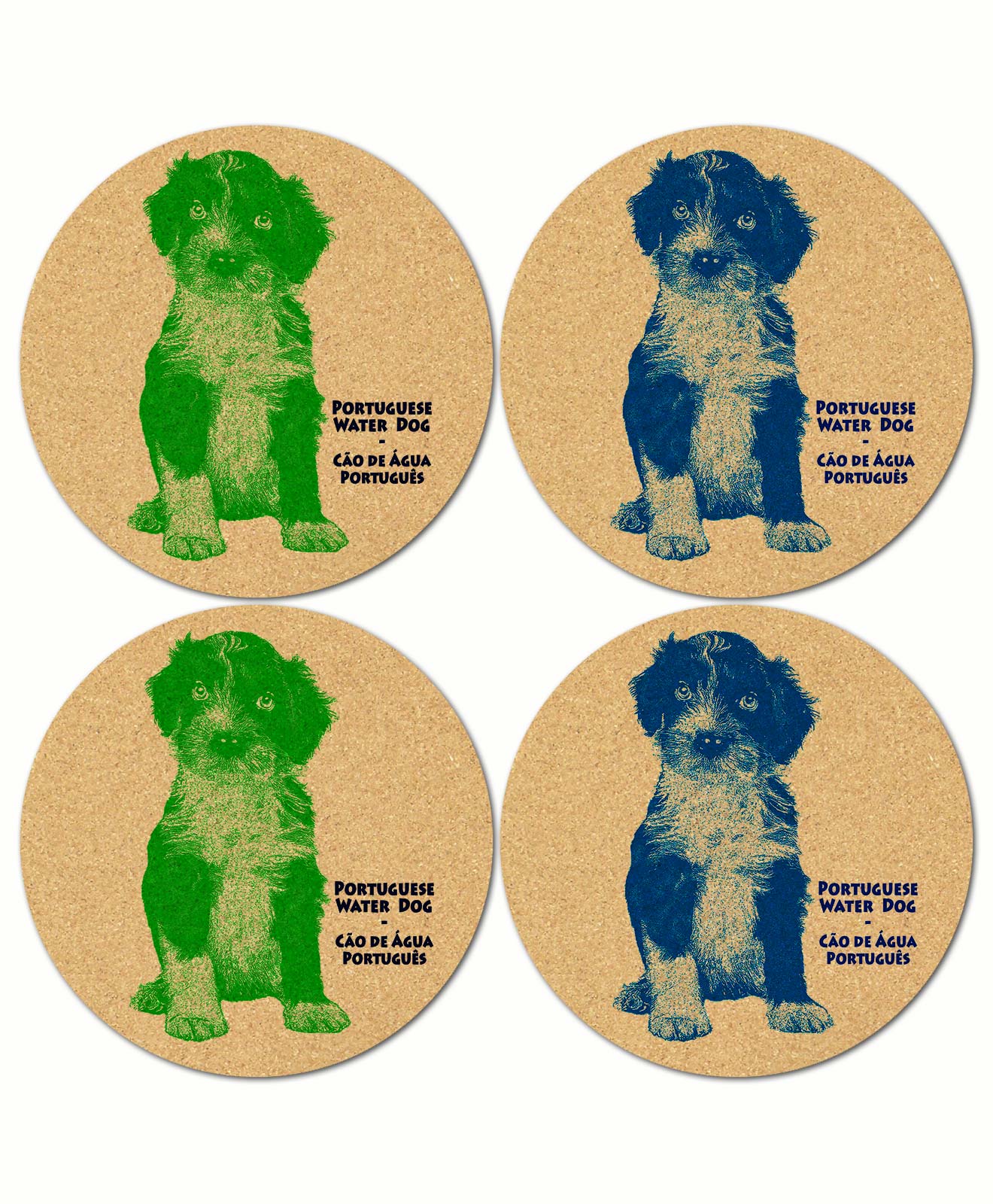 Water Dog Puppies Coasters
